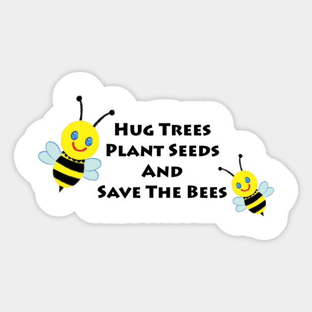 Save the Bees Sticker by JoanaStudio